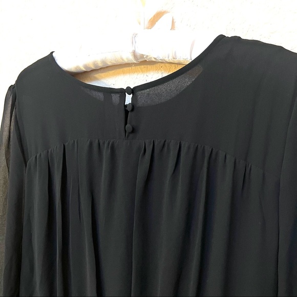 W118 by Walter Baker Black Green HAZEL Wool Dress G-13 - Picture 5 of 12